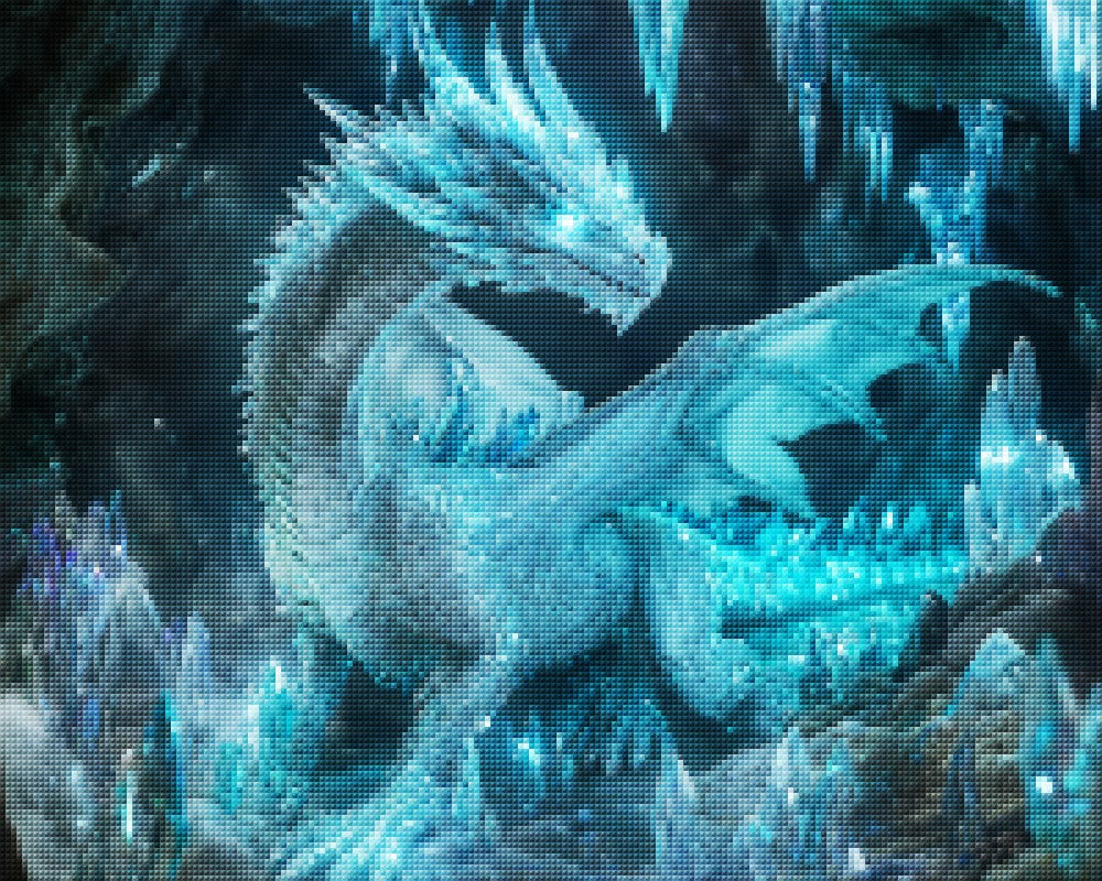 Frost Dragon in Crystal Cave