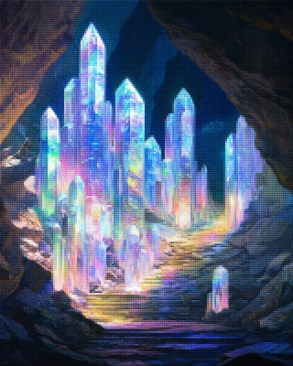 Crystal Cave with Translucent Walls