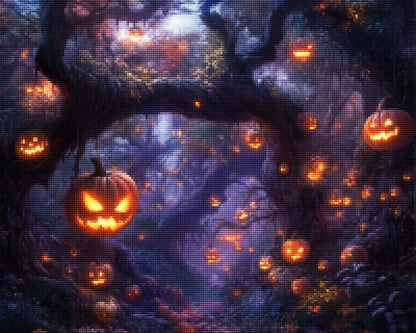 Enchanted Forest with Glowing Colors