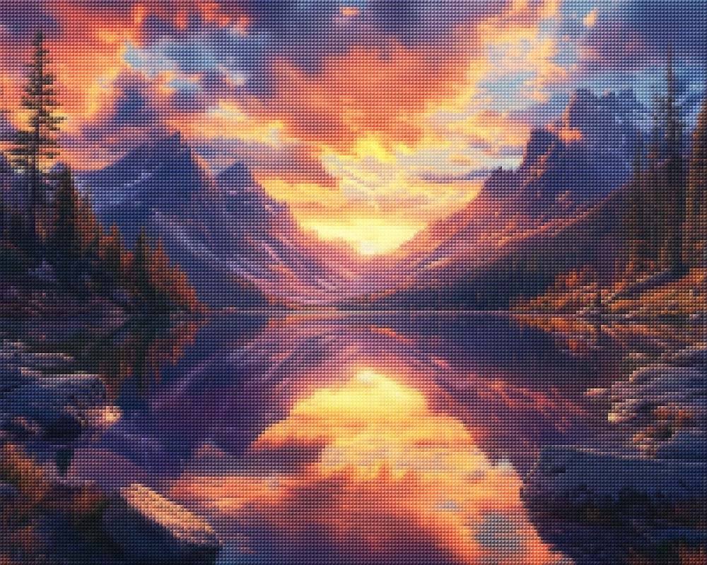 Majestic Mountain Reflection