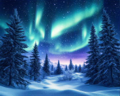Blue Winter Landscape