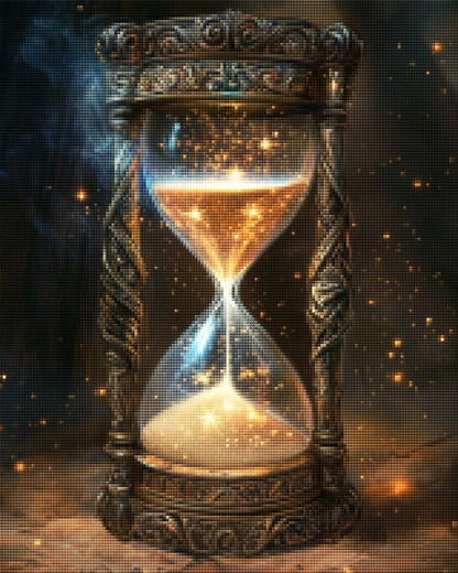 Hourglass with Star-like Sand