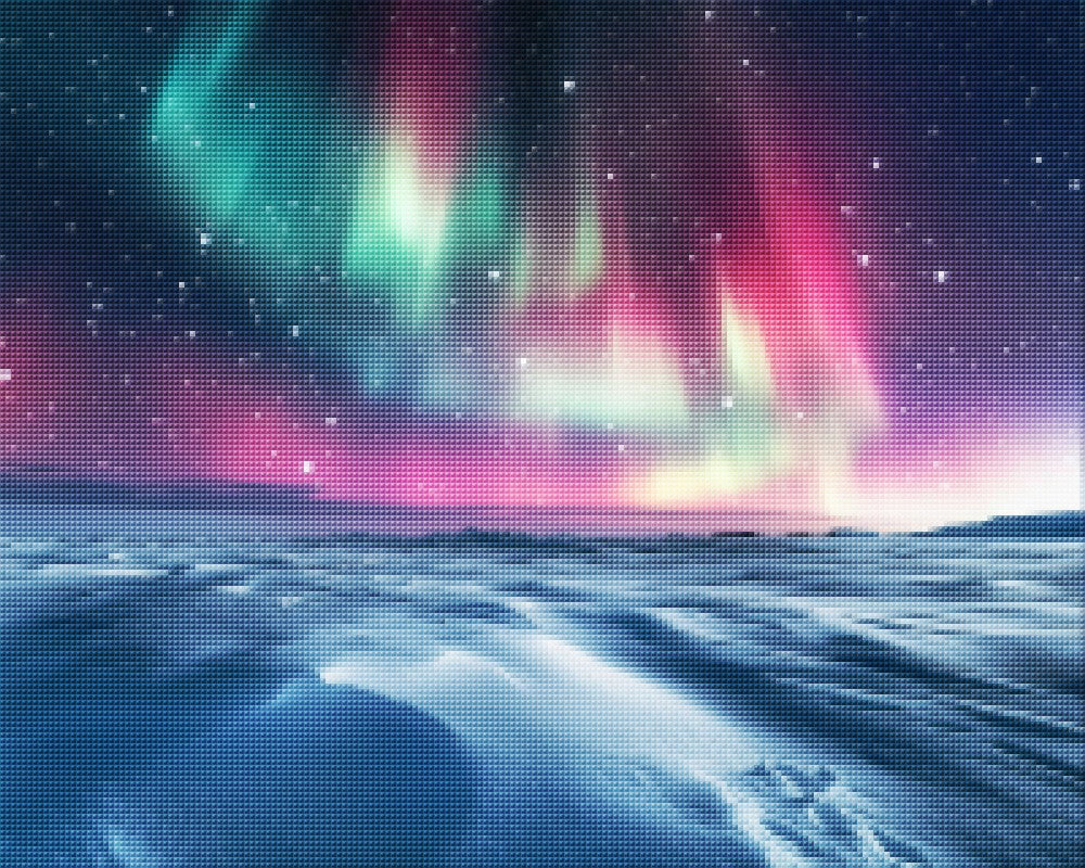 Aurora over Snowfield