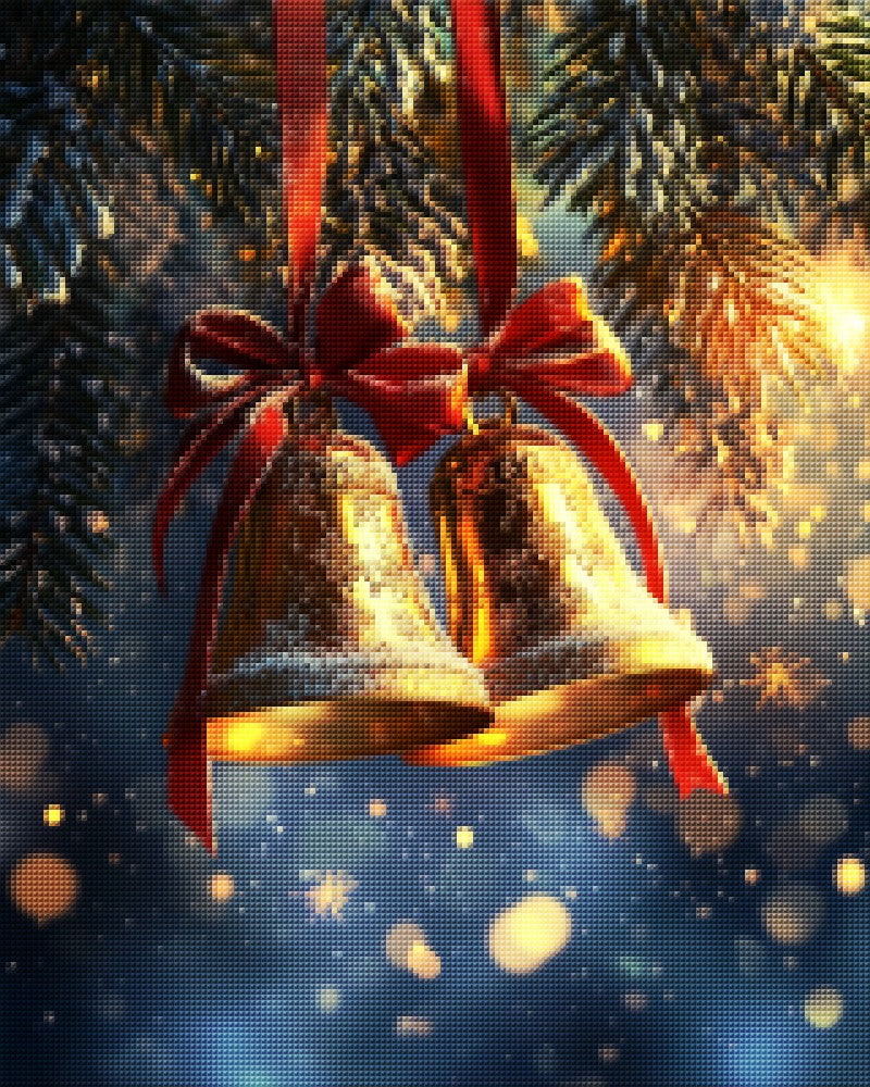 Golden Christmas Bells