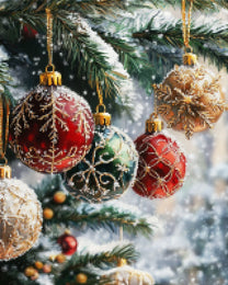 Christmas Snowflakes and Ornaments