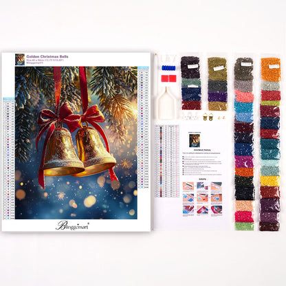 Golden Christmas Bells