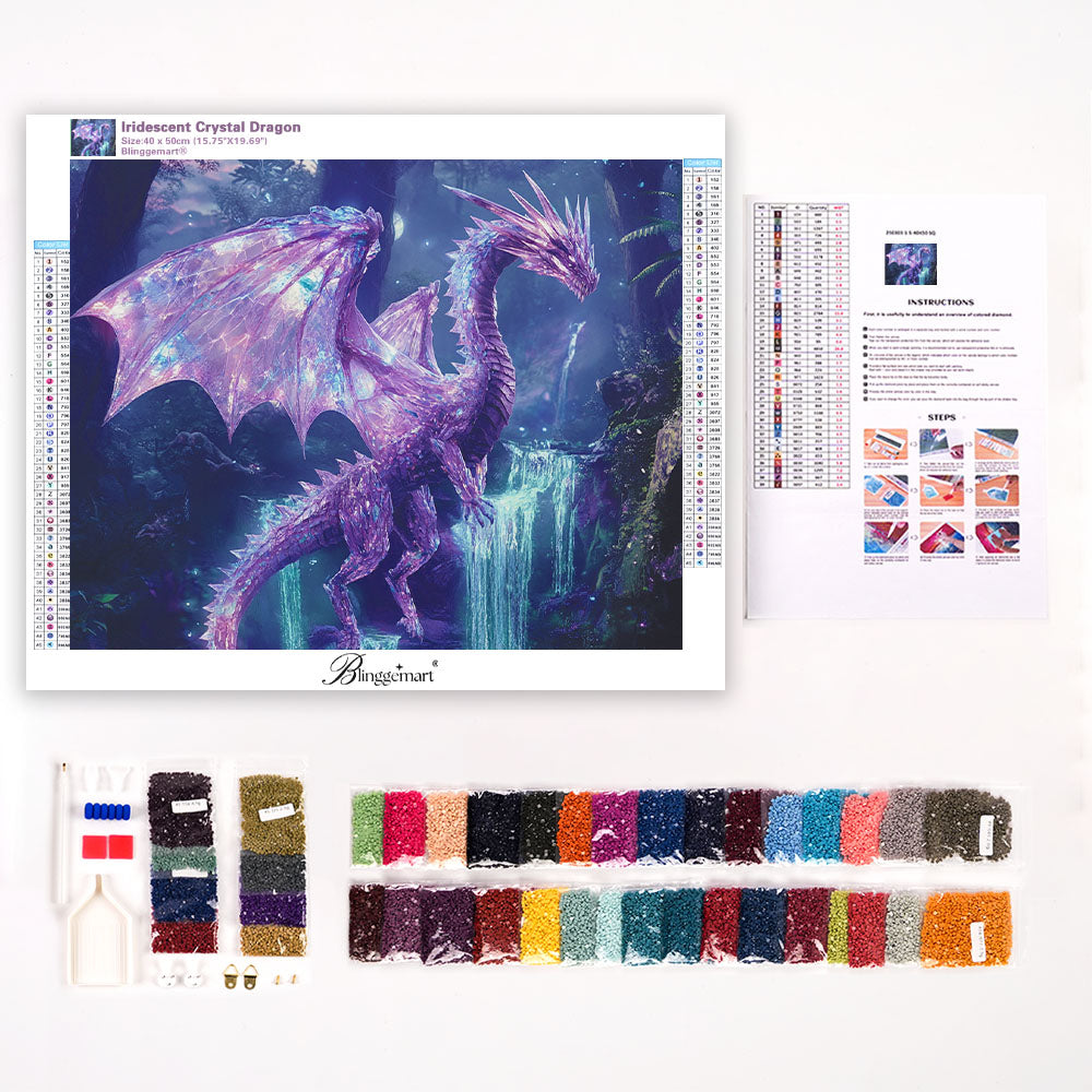 Iridescent Crystal Dragon