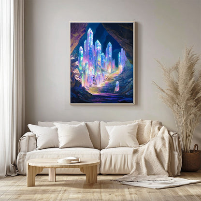 Crystal Cave with Translucent Walls