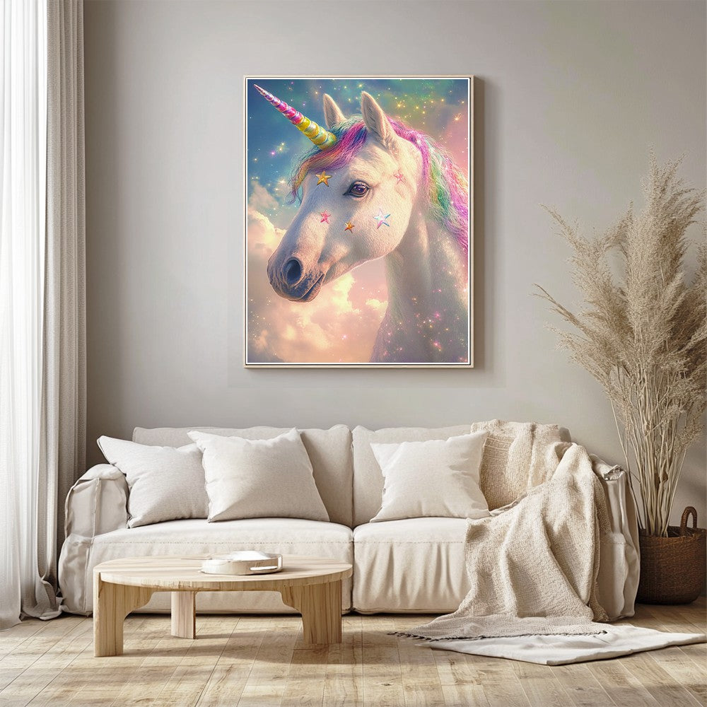 Unicorn with Rainbow Horn