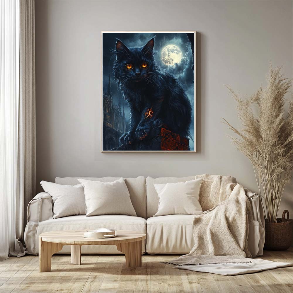 Mirror Obsidian Cat