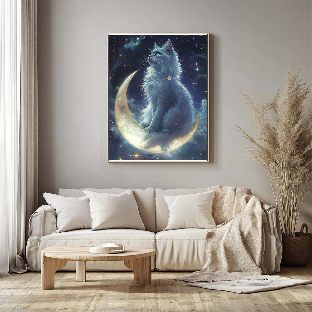 Silver Moon Cat