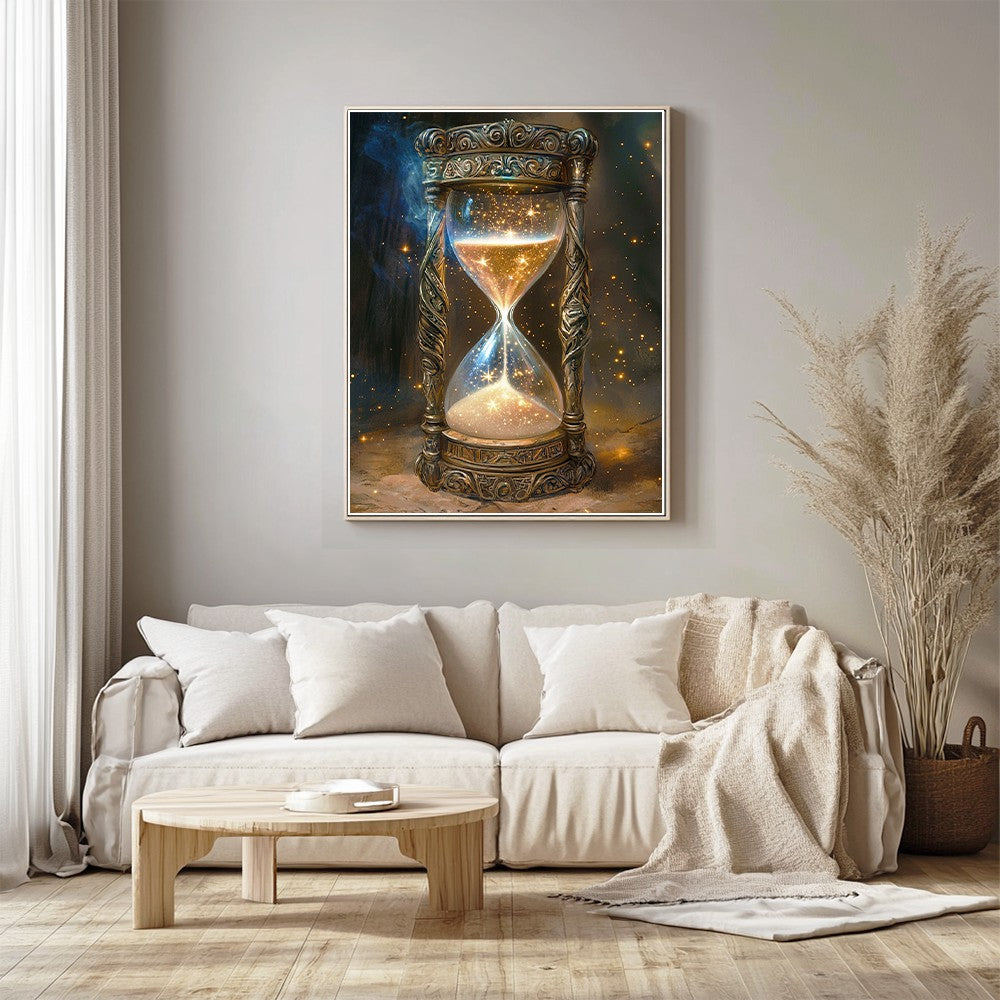 Hourglass with Star-like Sand