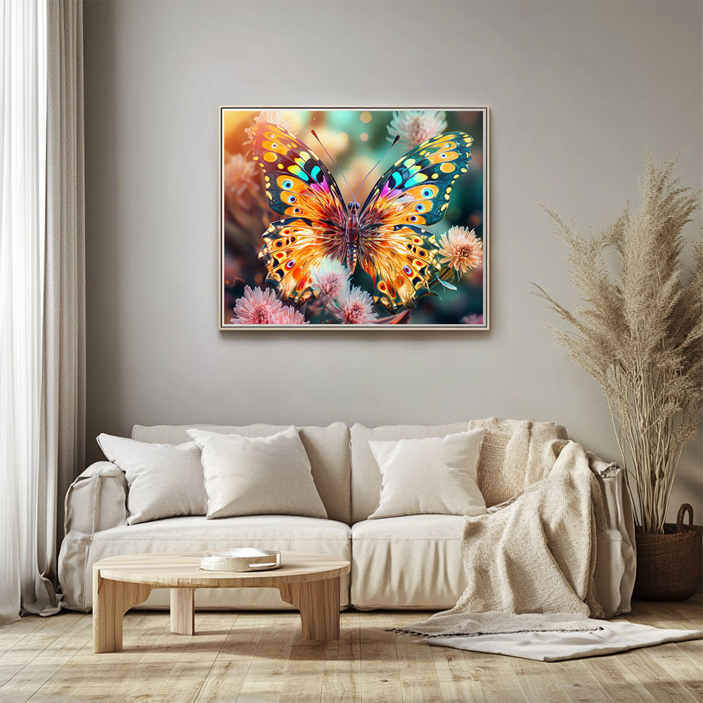 Colorful Butterfly on Flower