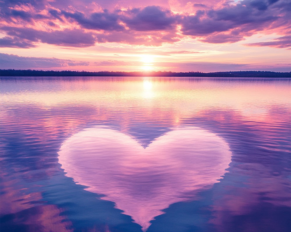 Calm Lake at Sunset