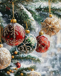 Christmas Snowflakes and Ornaments
