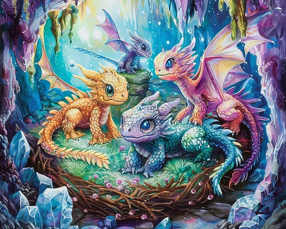 Cute Baby Dragons