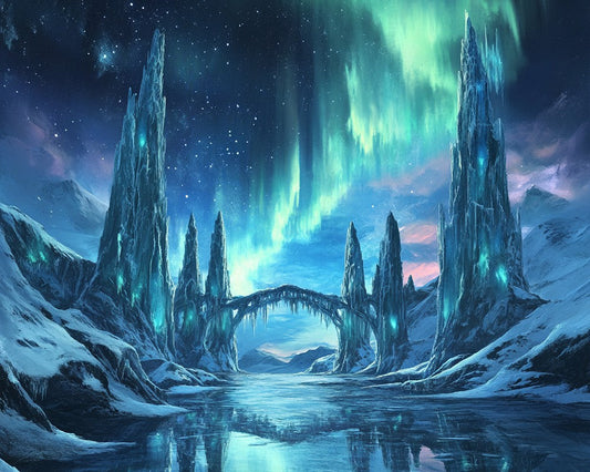 Frozen Celestial Lake