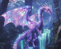 Iridescent Crystal Dragon