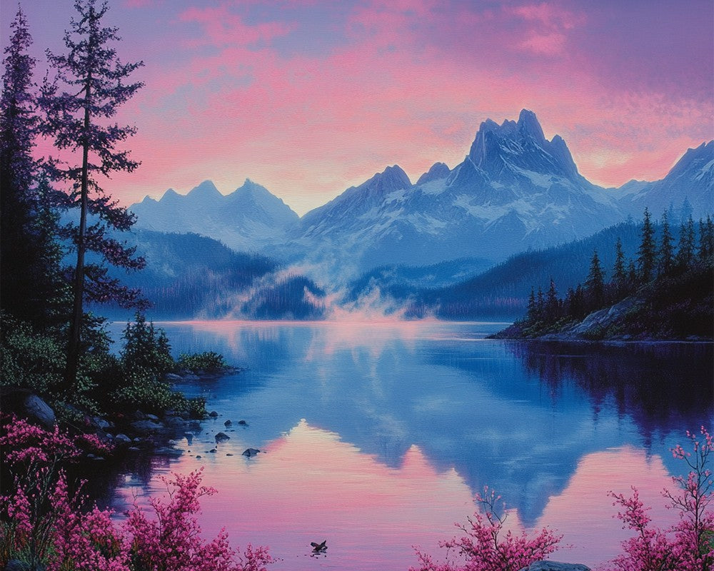 Misty Mountain Dawn