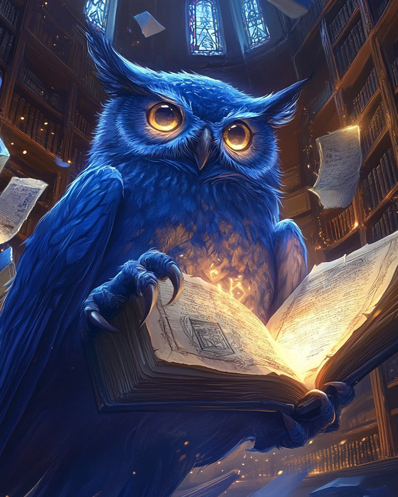 Sapphire Sage Owl