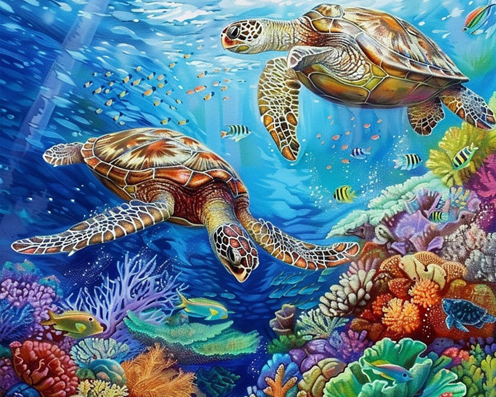 Turtle Father And Son